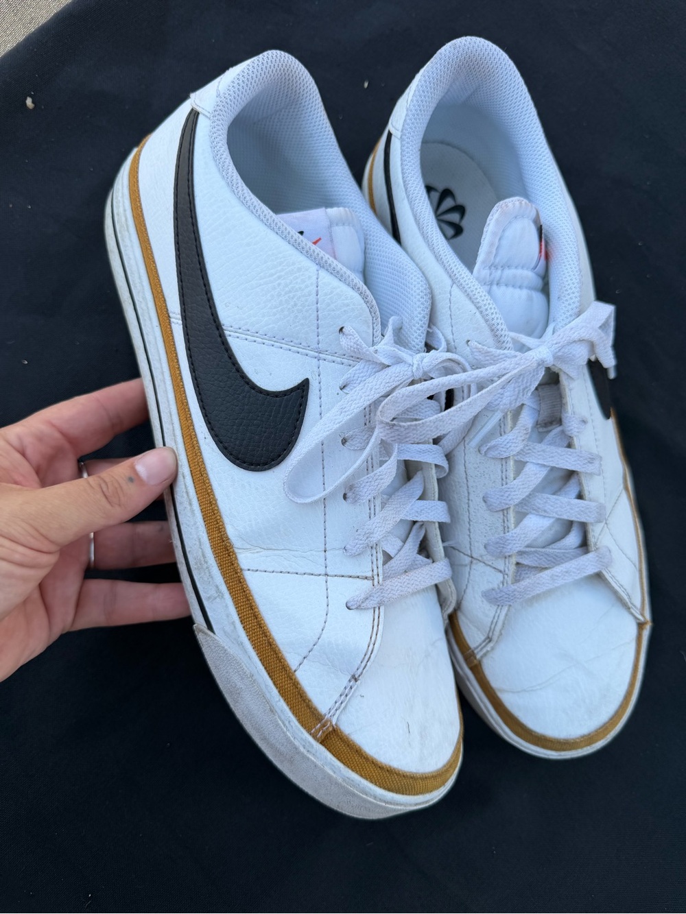 Nike Men’s Court Legacy Next Nature White Low-Top Sneakers Size 11